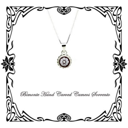 "The Flower of Joy" Cameo Necklace