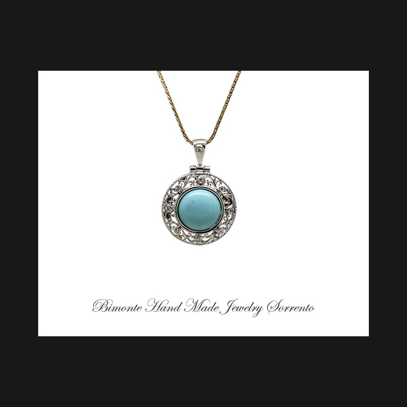 ''Cassandra'' Turquoise Necklace