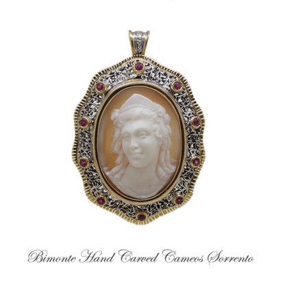 ''Giunone'' Cameo Brooch & Pendant