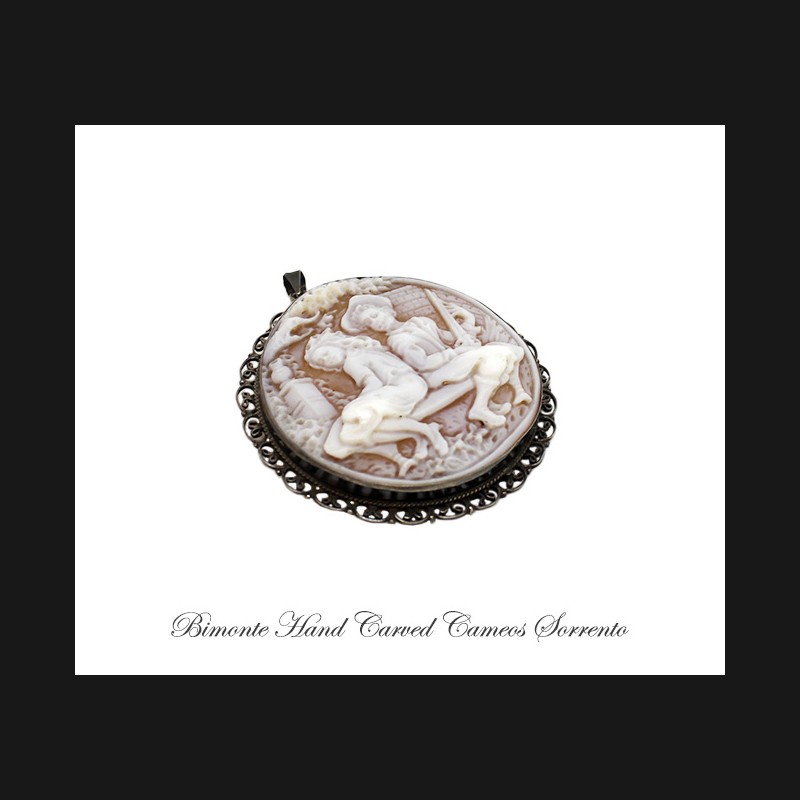 ''Pastorale'' Old Cameo Necklace