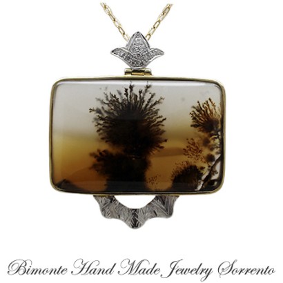 ''Dendritic Agate'' Necklace
