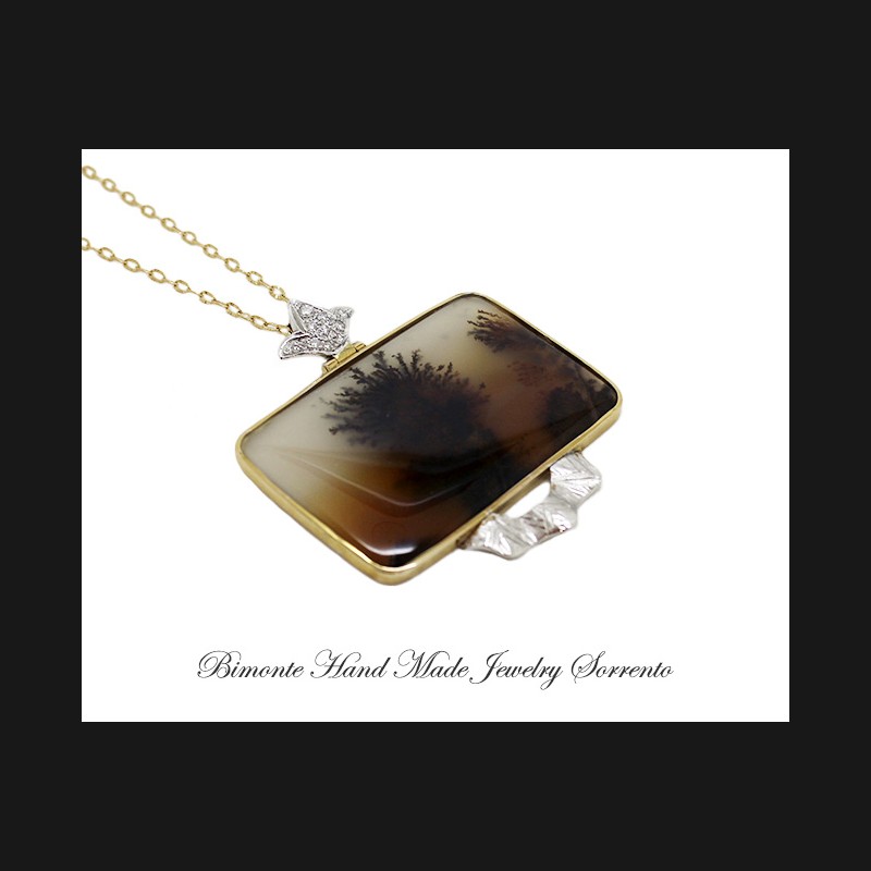 ''Dendritic Agate'' Necklace