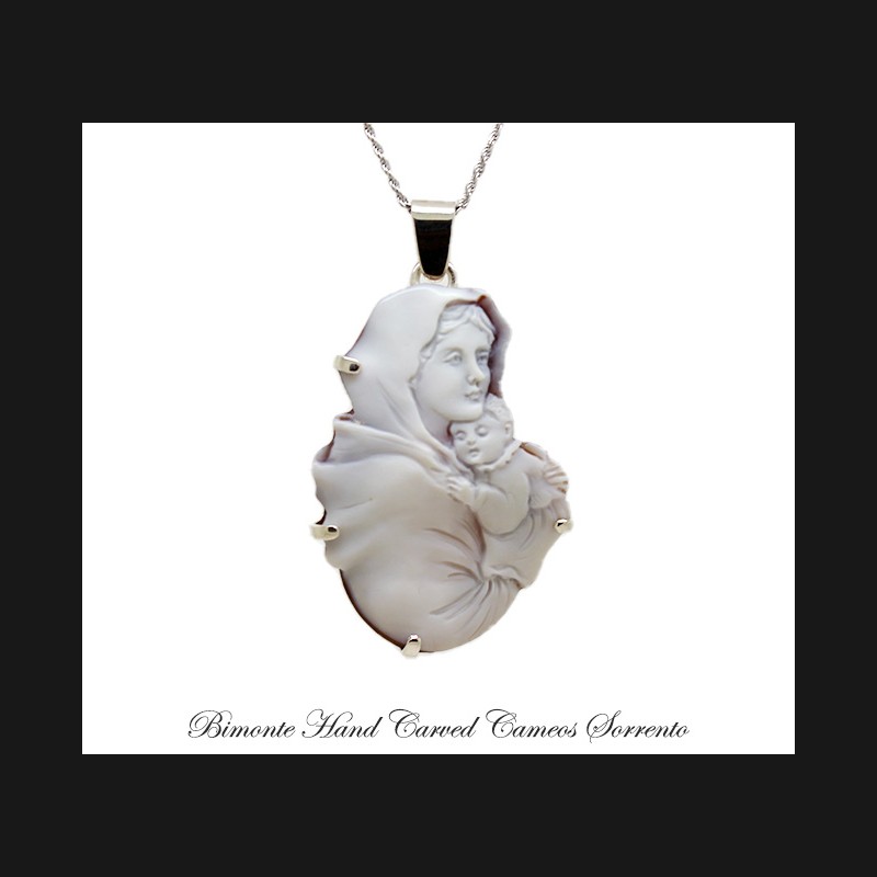 ''Madonna Of The Streets'' Cameo Necklace
