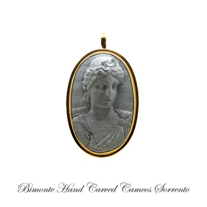 ''Artemide'' Cameo Brooch and Pendant