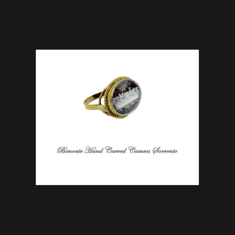 "Last Supper" Miniature Cameo Ring