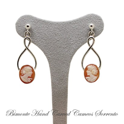 ''Flora'' Cameo Earrings