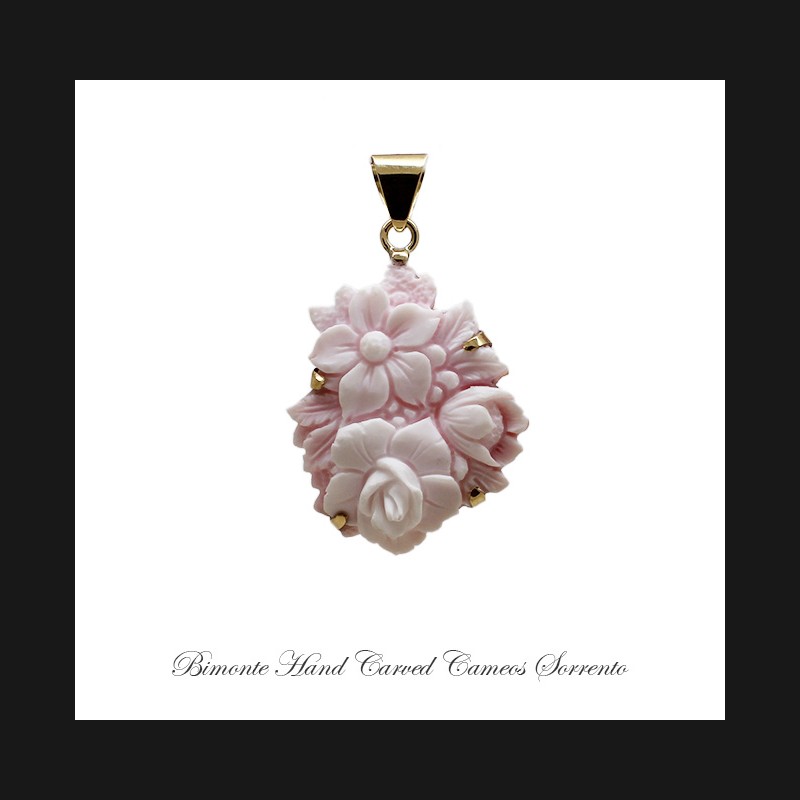 ''Bei Fiori'' Cameo Pendant