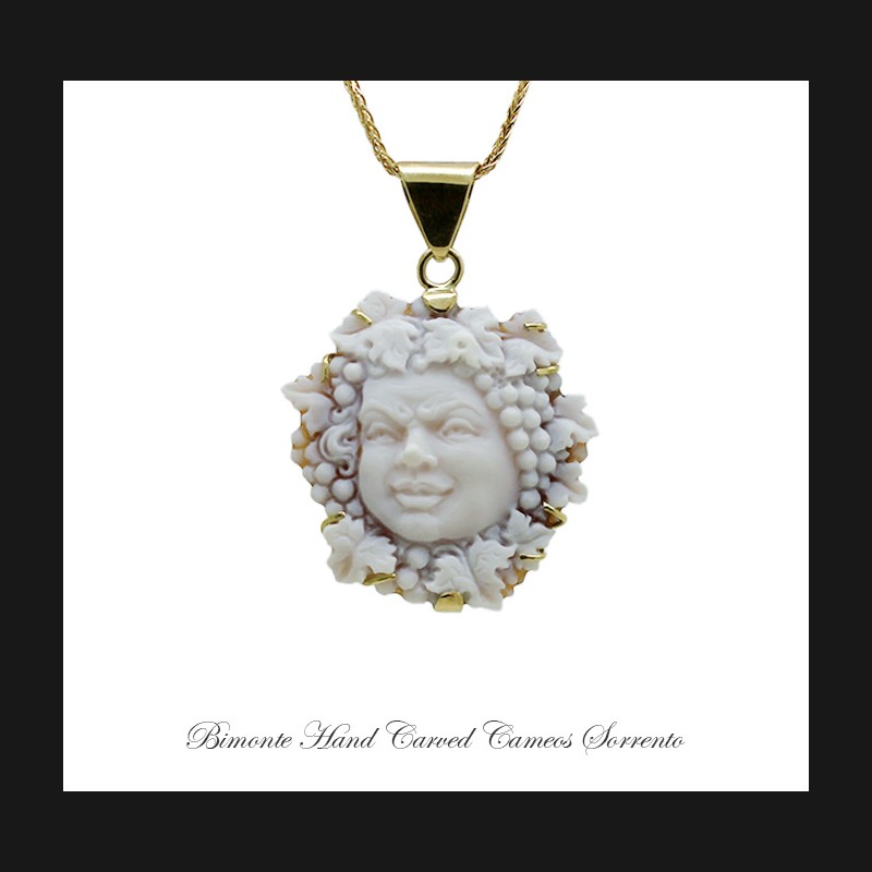 ''Baccus'' Cameo Necklace