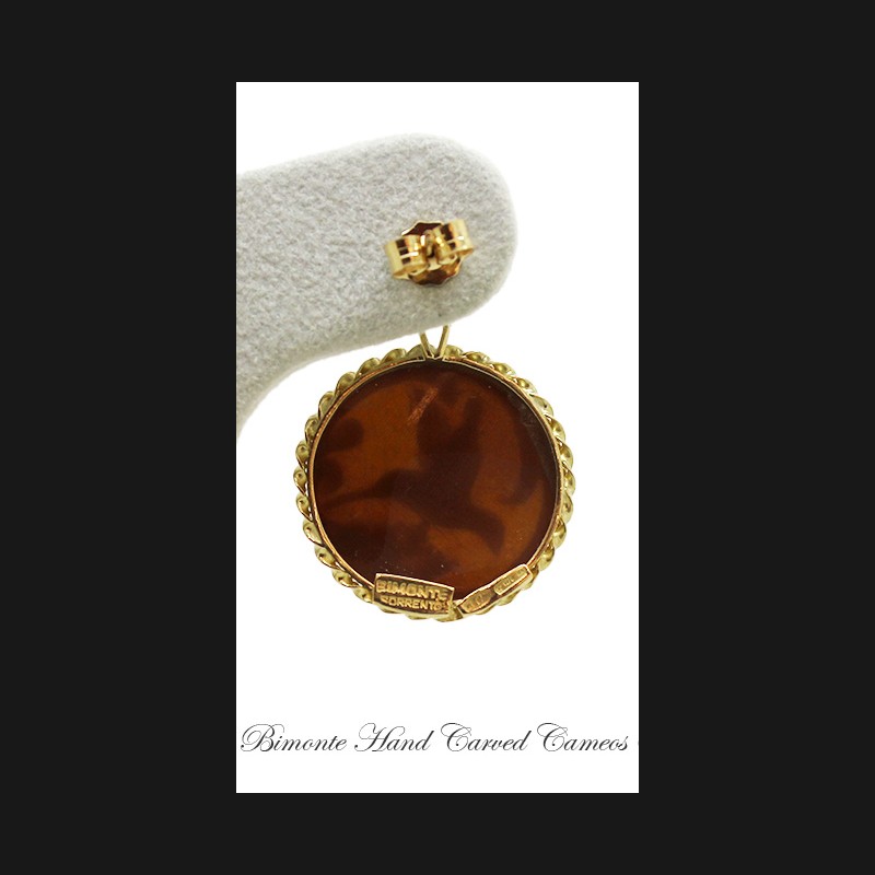 ''Hummingbirds'' Cameo Earrings
