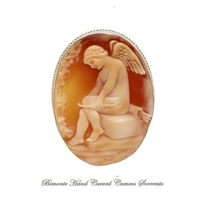 "Disappointed Love" Cameo Brooch and Pendant