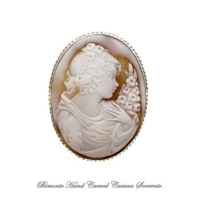 "Young Girl" Cameo Brooch and Pendant