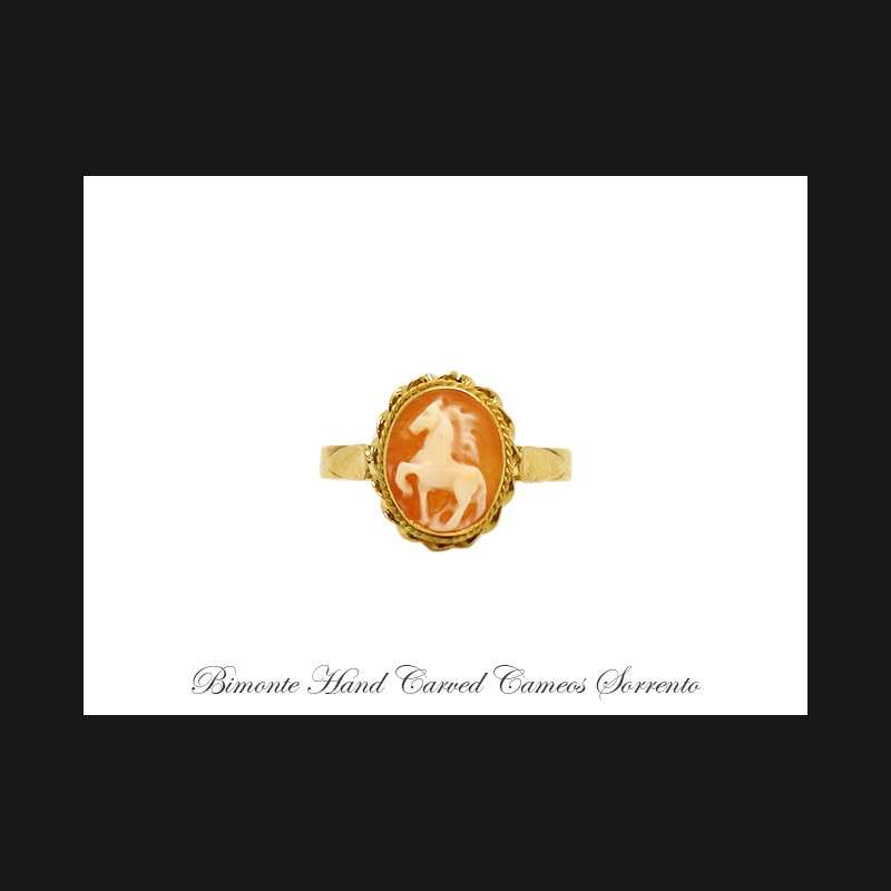 ''Horse'' Cameo Ring