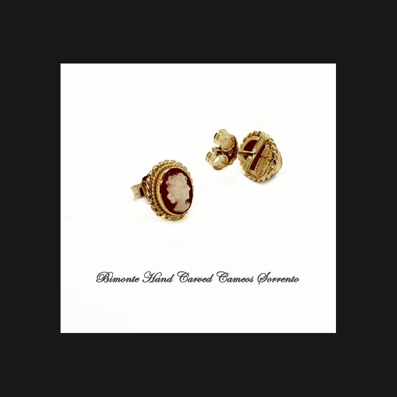 "Tiny" Cameo Earrings