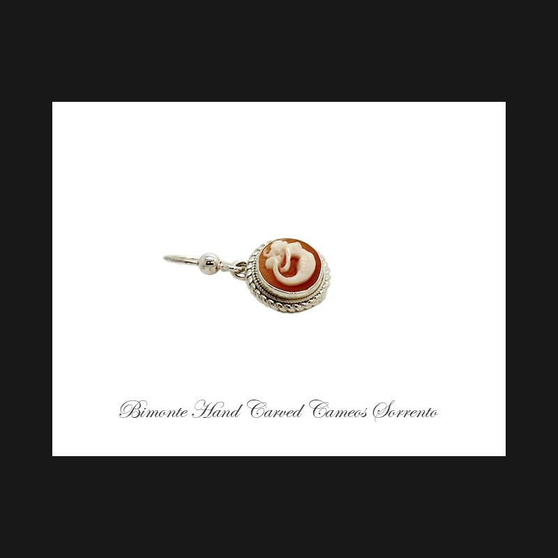 ''Siren of Sorrento'' Cameo Earrings