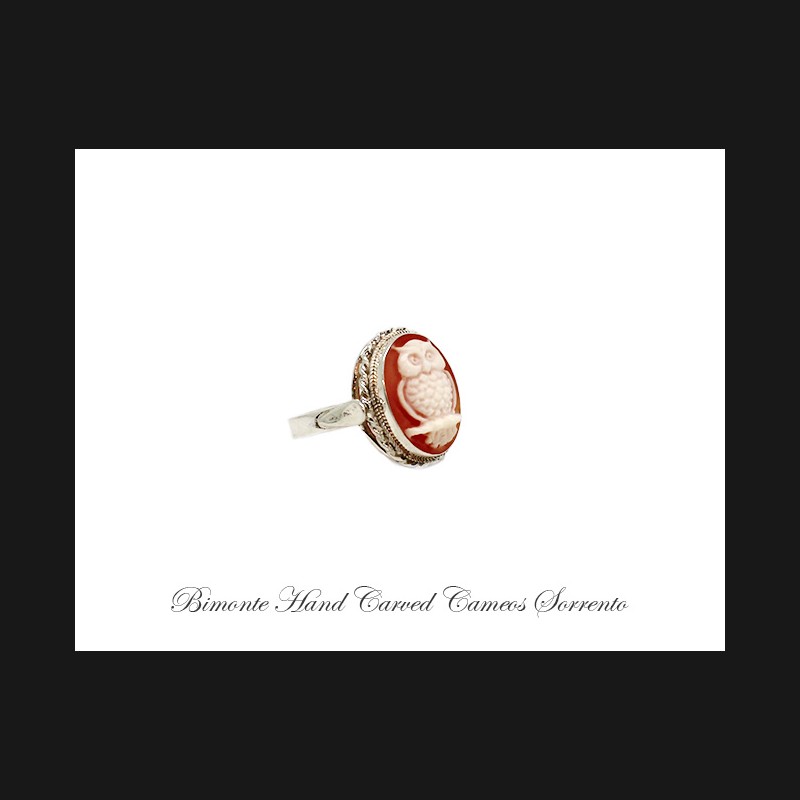 ''Owl'' Cameo Ring