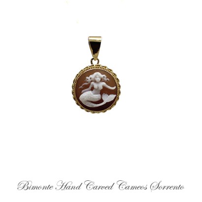 ''Mermaid'' Cameo Pendant