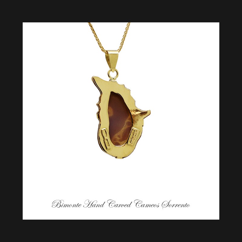 ''Mermaid'' Cameo Necklace