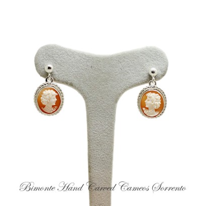 ''Bella'' Cameo Earrings