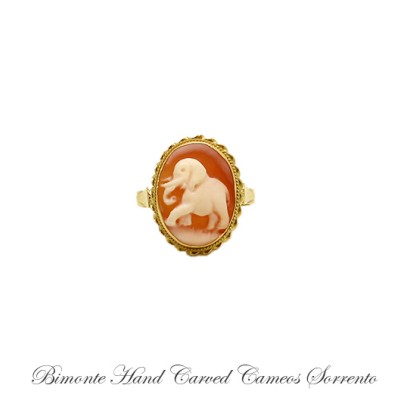 ''Elephant'' Cameo Ring