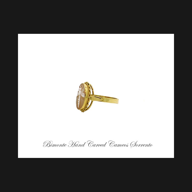 ''Dragonfly'' Cameo Ring
