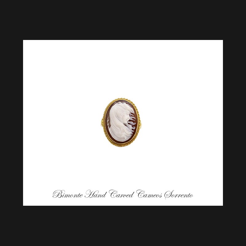 ''Lady in the Wind'' Cameo Ring