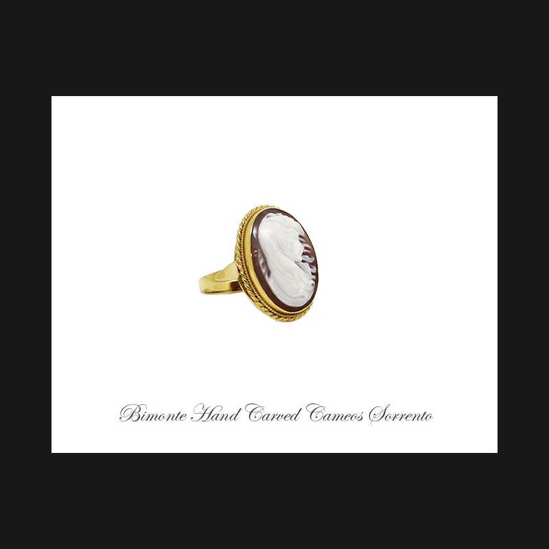 ''Lady in the Wind'' Cameo Ring