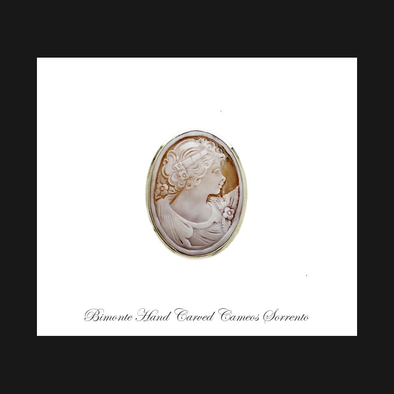 ''Flora'' Cameo Brooch and Pendant