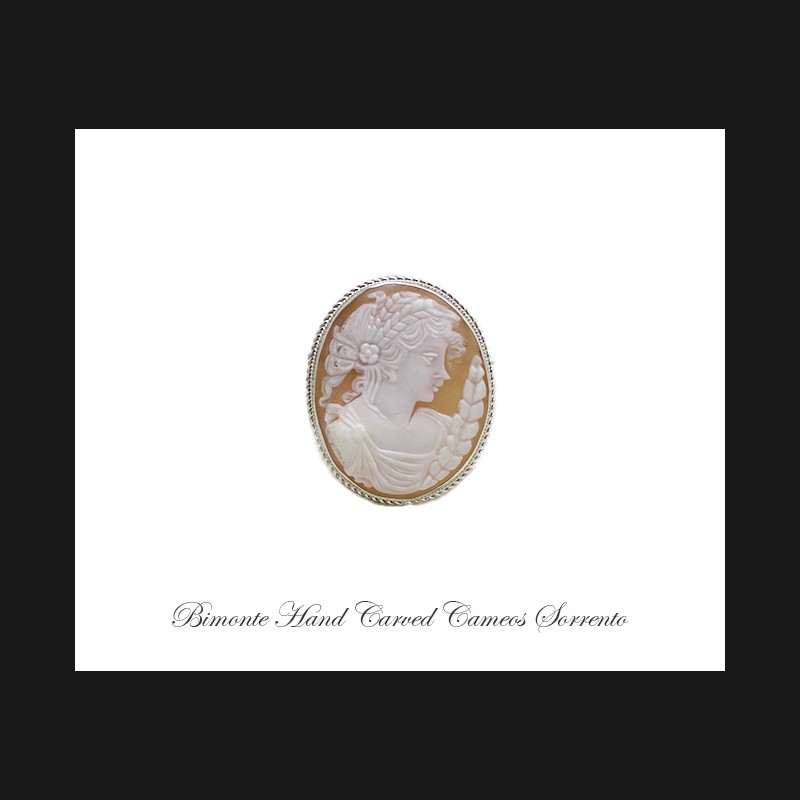 ''Cerere'' Cameo Brooch and Pendant