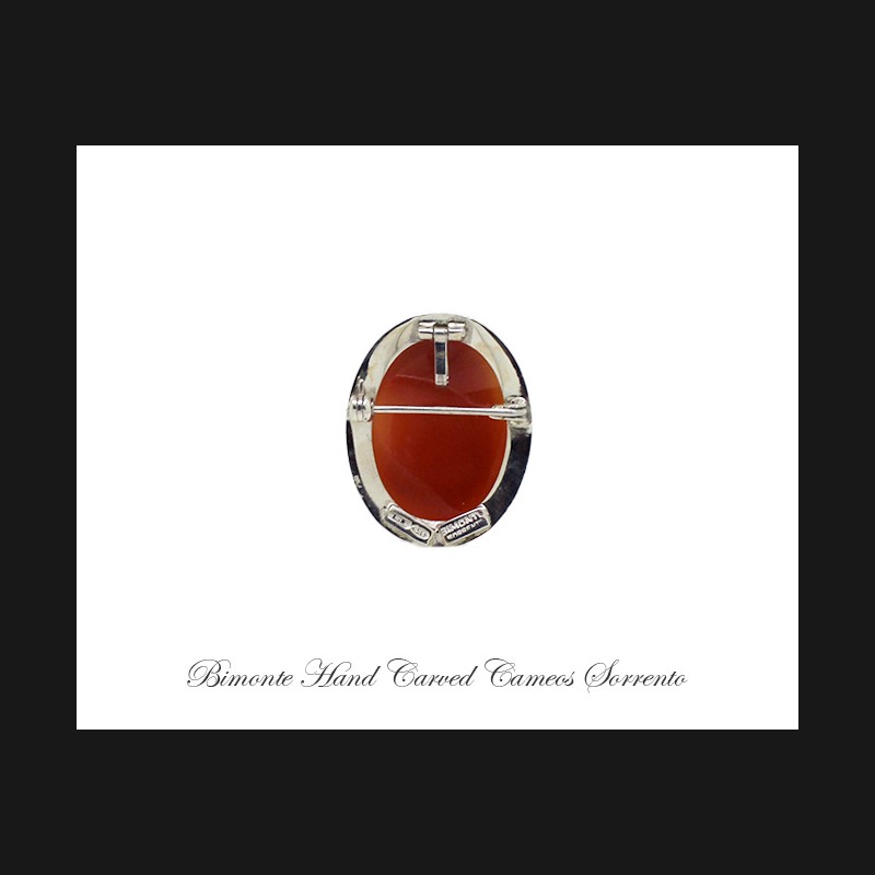 ''Flowers'' Cameo Brooch and Pendant
