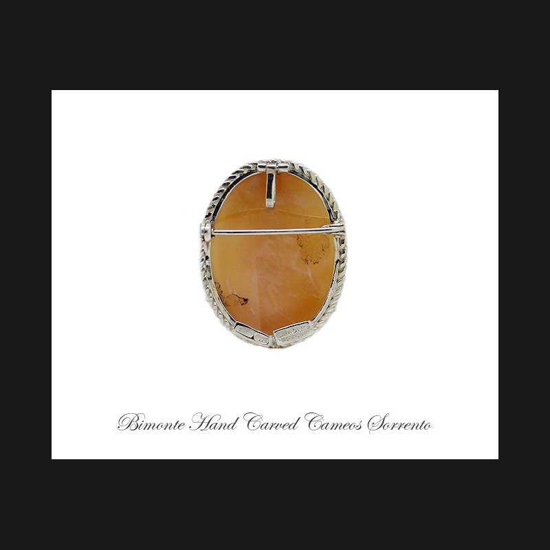 ''Flora'' Cameo Brooch and Pendant