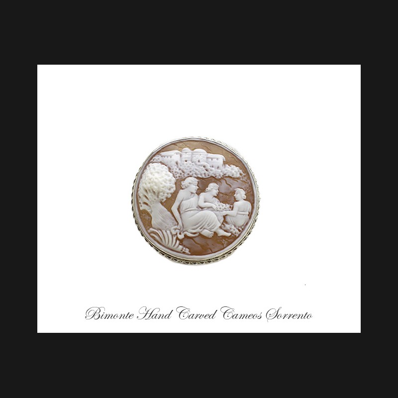 ''Anteros & Niseros'' Cameo Brooch and Pendant