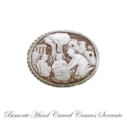 ''Anteros & Niseros'' Cameo Brooch and Pendant