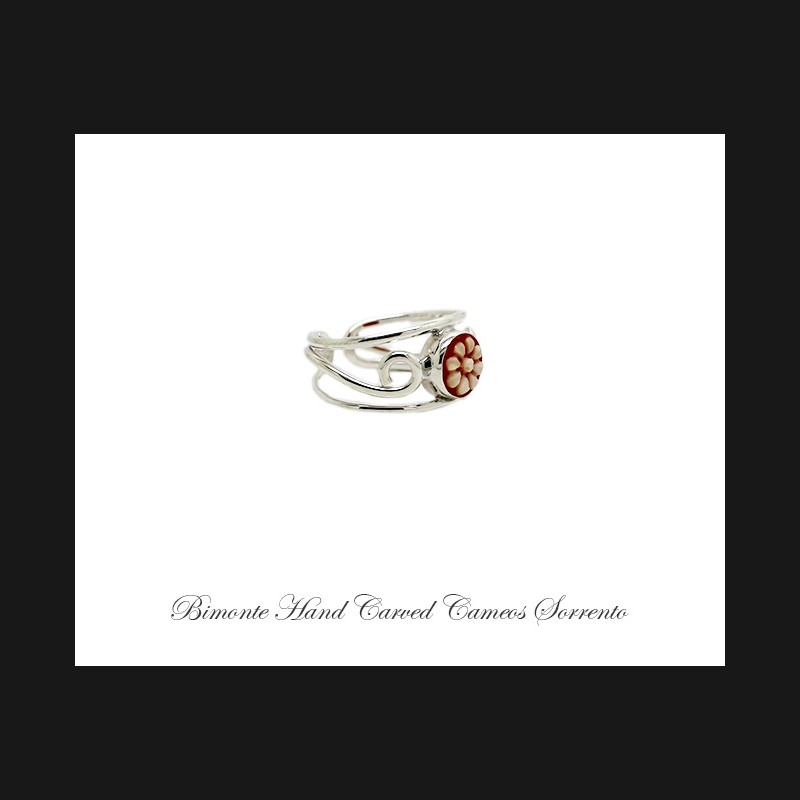 ''Flower of Joy'' Cameo Ring
