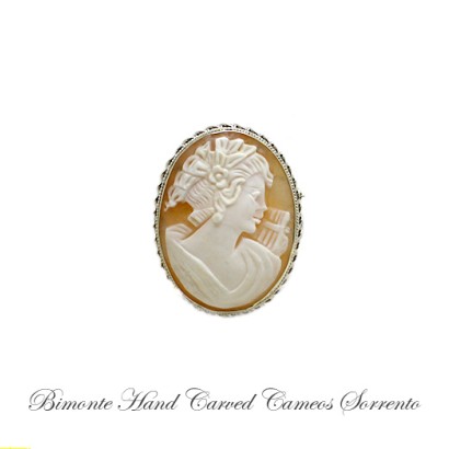 ''Lira'' Cameo Brooch and Pendant