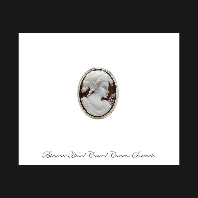 ''Flora'' Cameo Brooch and Pendant