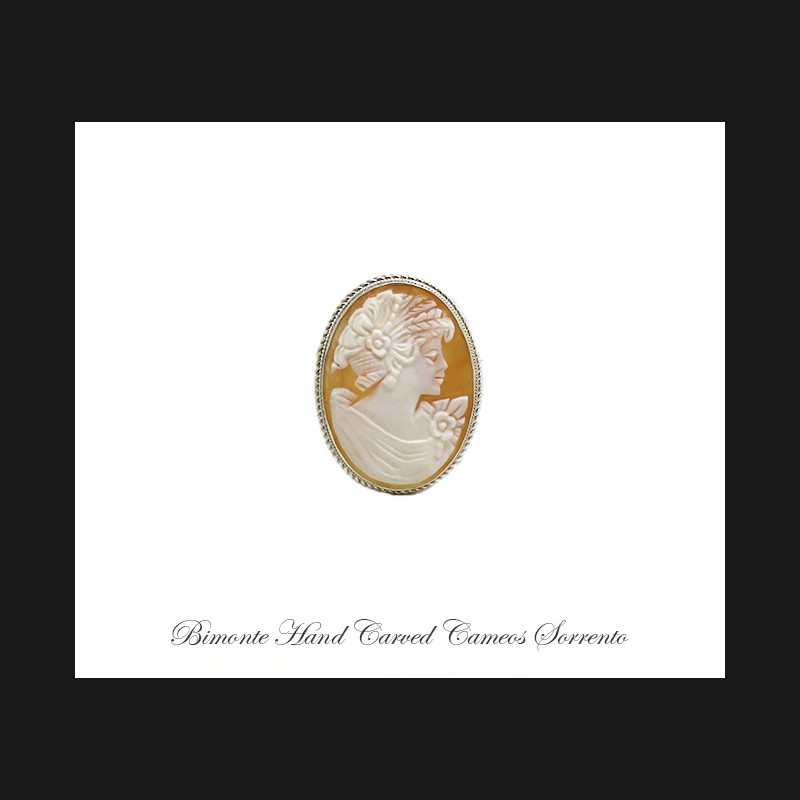 ''Flora'' Cameo Brooch and Pendant