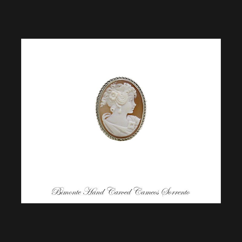 ''Flora'' Cameo Brooch and Pendant