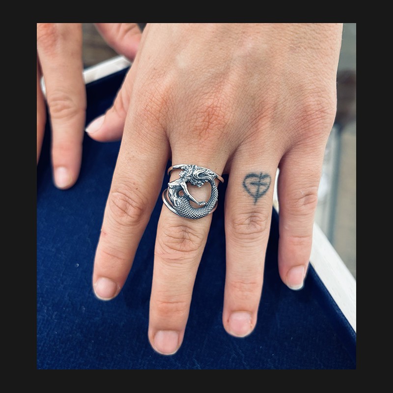"La Sirena di Sorrento" Silver Ring