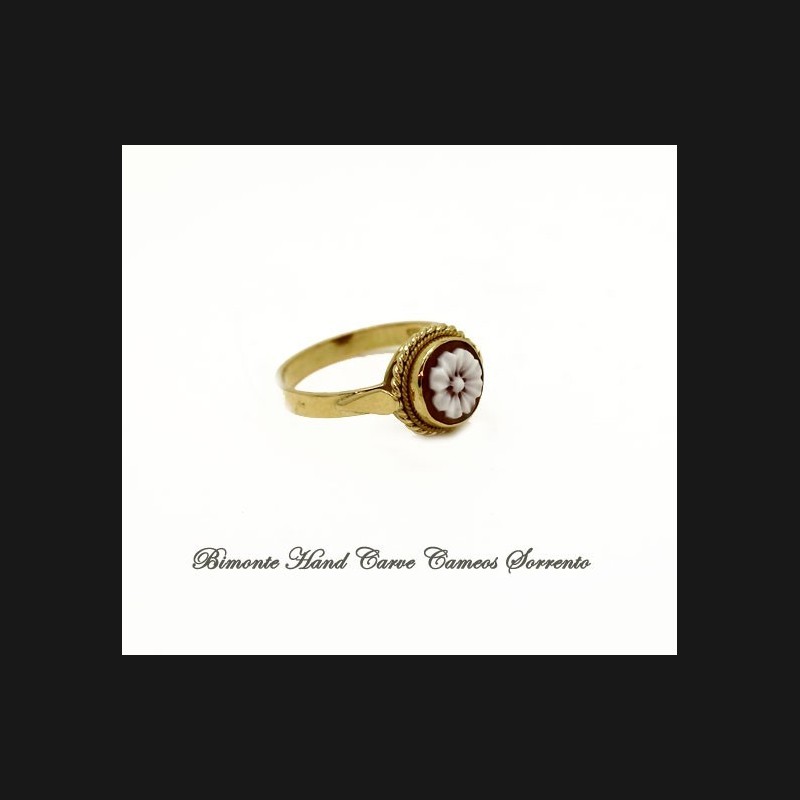 "Flower of Joy" Cameo Ring