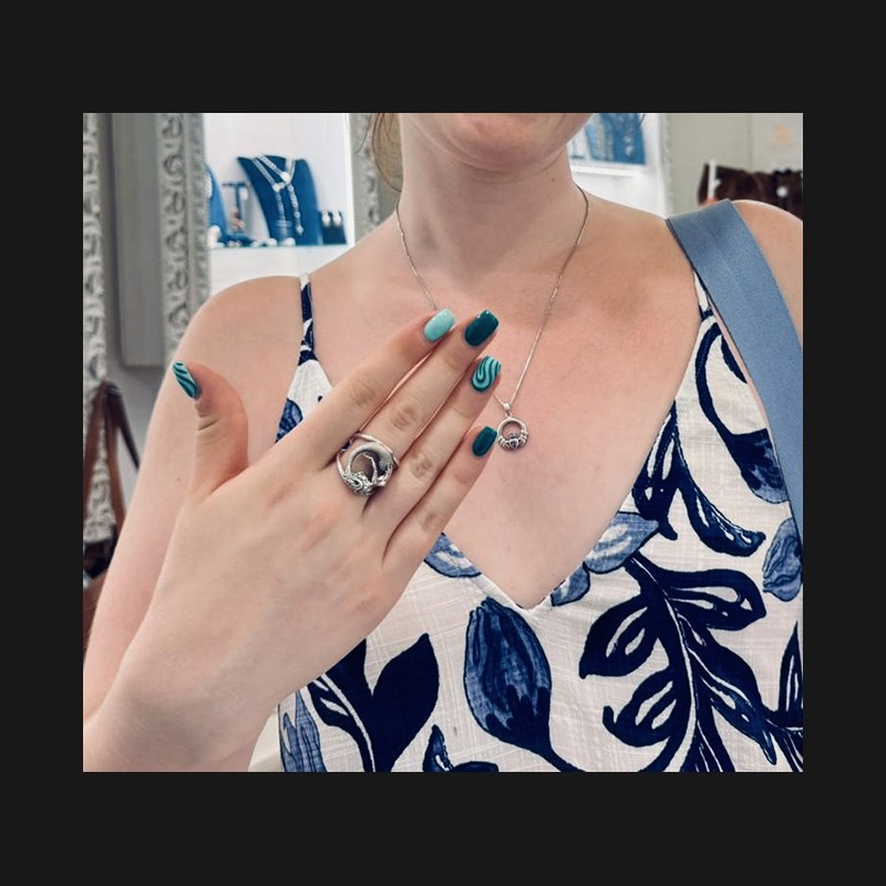 "La Sirena di Sorrento" Silver Ring