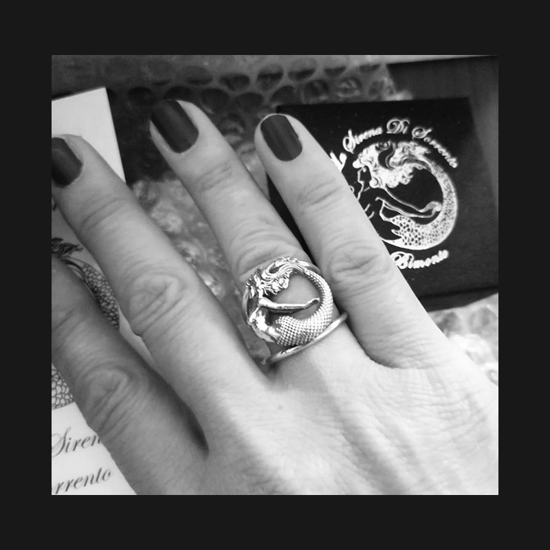 "La Sirena di Sorrento" Silver Ring
