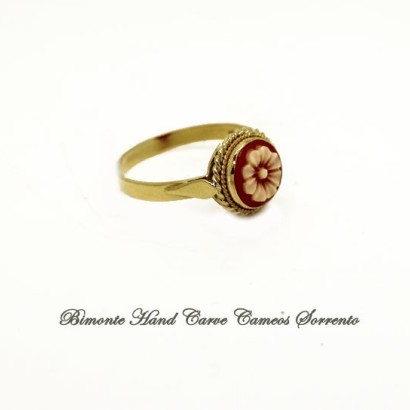 "Flower of Joy" Cameo Ring