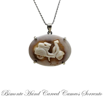 ''La Vespa'' Cameo Necklace