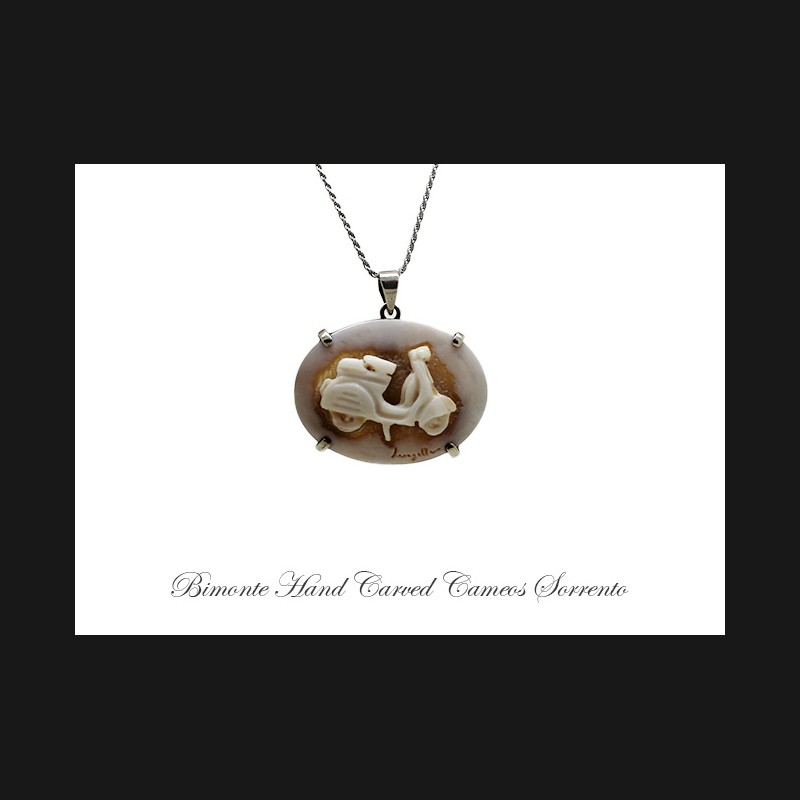 ''La Vespa'' Cameo Necklace