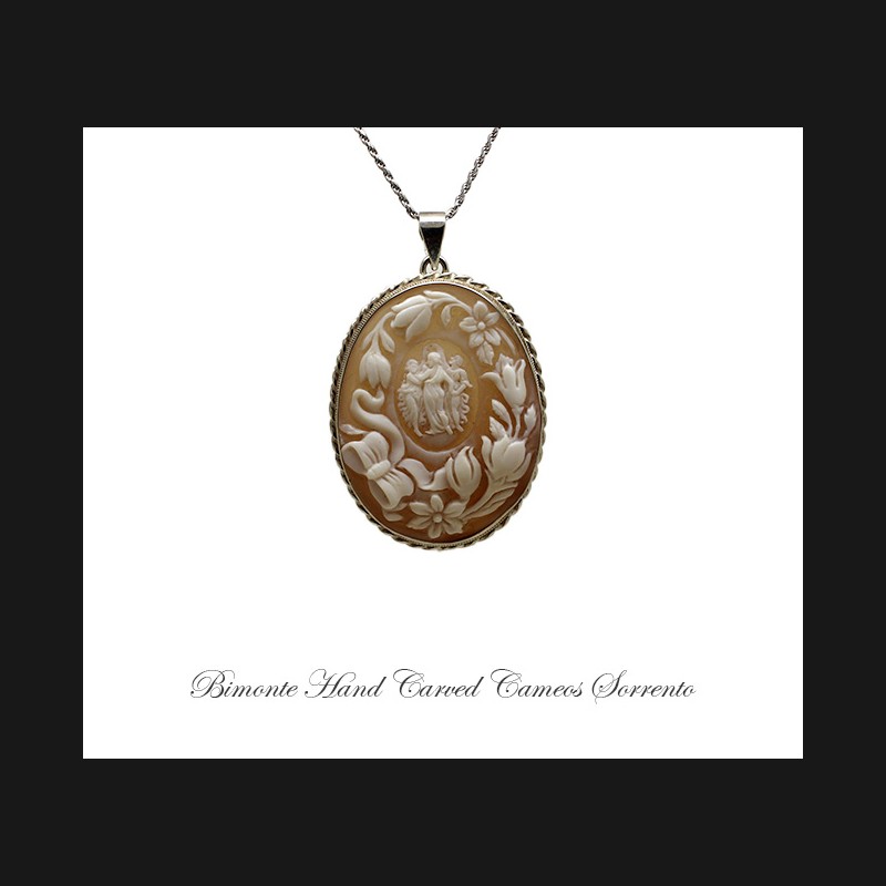 ''Three Graces'' Cameo Necklace