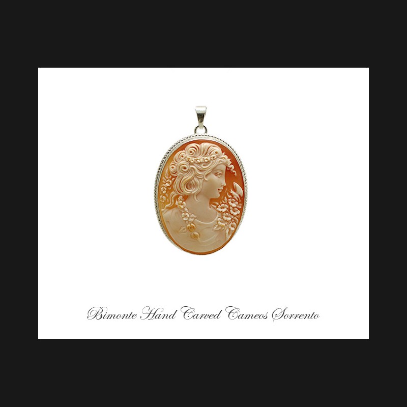 ''Bella'' Cameo Pendant