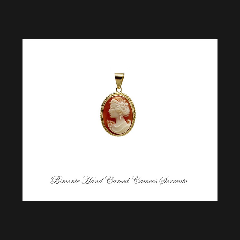 ''Bella'' Cameo Pendant