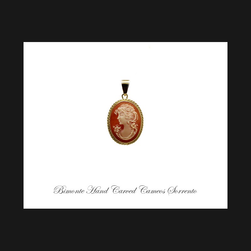 ''Bella'' Cameo Pendant