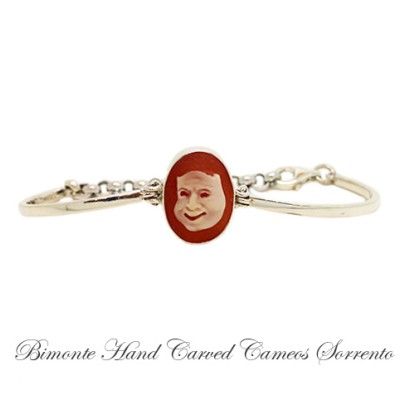 ''Comedy'' Cameo Bracelet