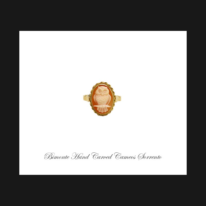 ''Owl'' Cameo Ring
